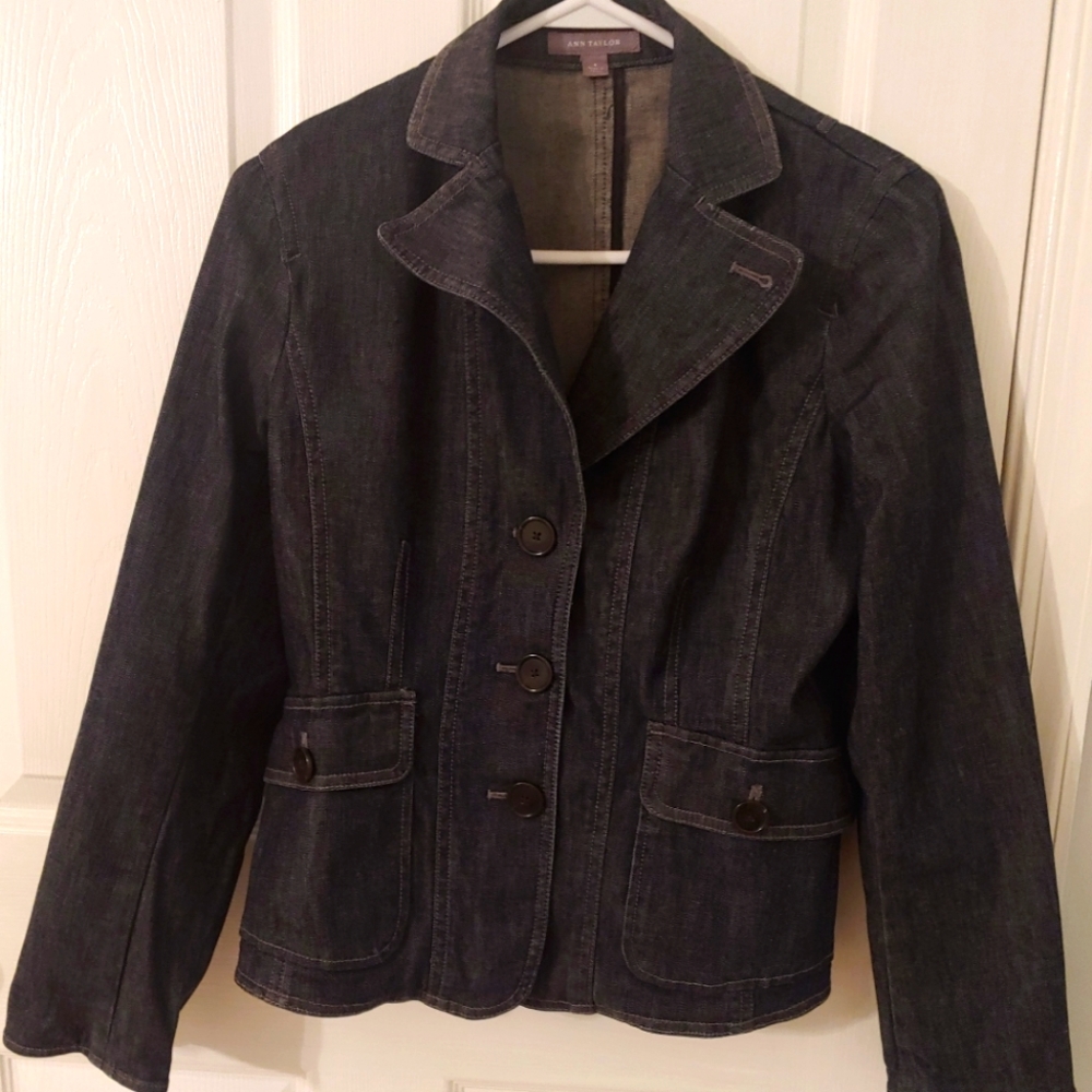 Ann Taylor Denim Blazer